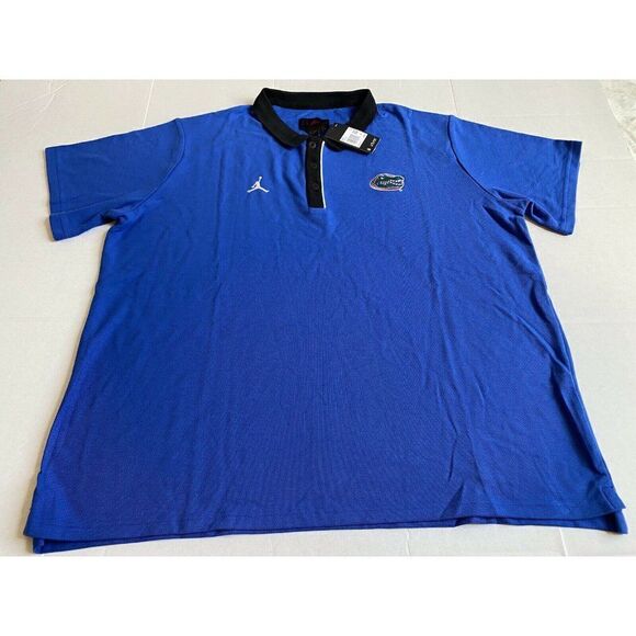 Florida Gators Jordan Polo Men's Size 2XL Coach Shirt Loose Fit CQ6525-480 NWT - Picture 1 of 7